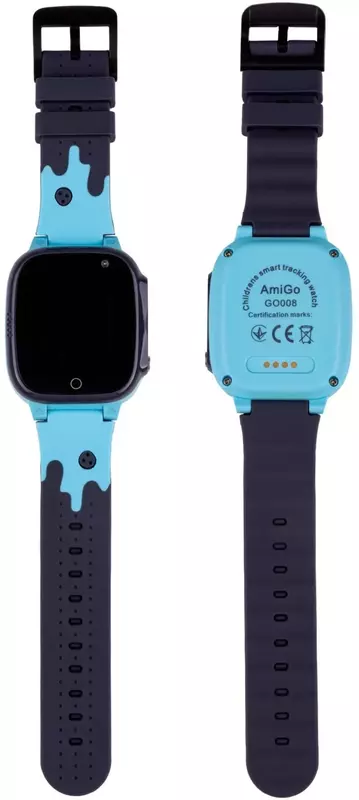 Дитячий смарт-годинник AmiGo GO008 MILKY GPS WIFI (Blue) фото