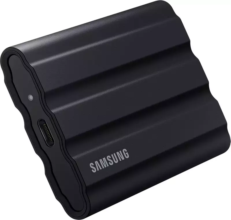 Зовнiшнiй SSD Samsung T7 Shield 1Tb USB 3.2 Type-C чорний фото