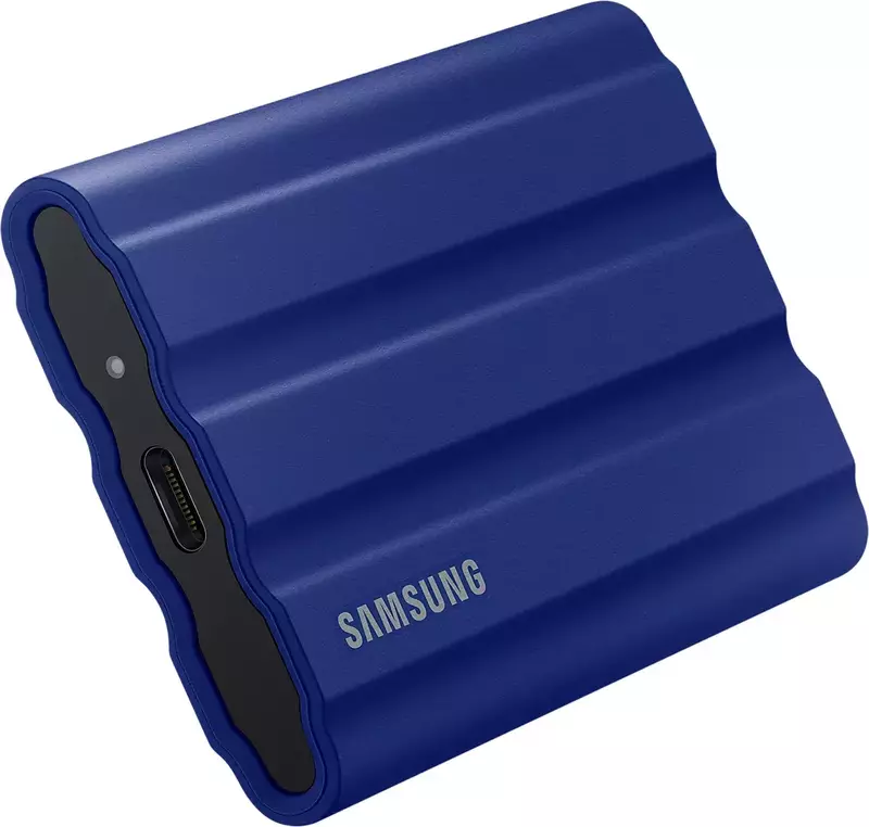 Зовнiшнiй SSD Samsung T7 Shield 1Tb USB 3.2 Type-C синій фото