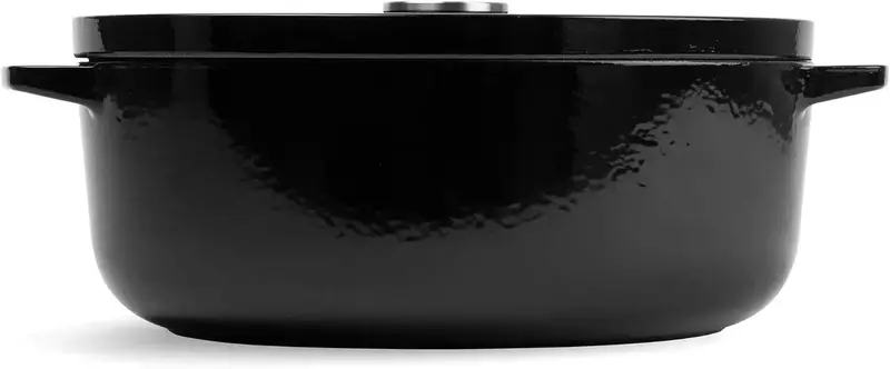 Гусятница чугунная с крышкой KitchenAid, 30 см, 5,6 л, черная (CC006064-001) фото