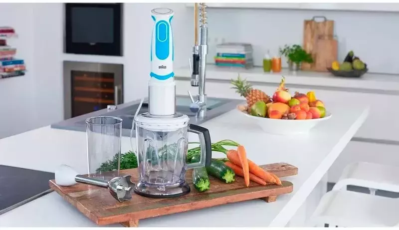 Блендер BRAUN MQ 5260 WH BL - фото - №5