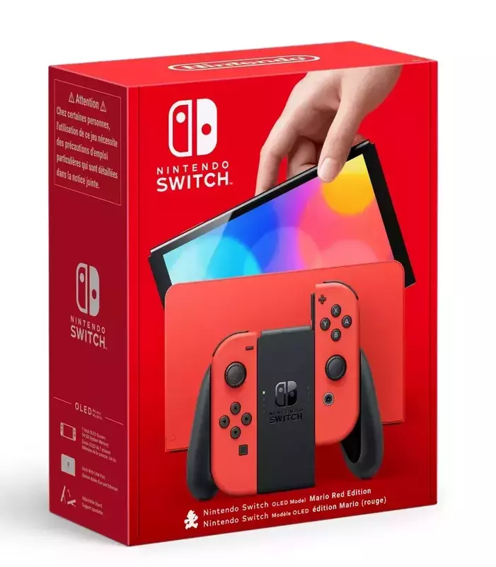 Nintendo Switch (OLED Model) OLED Red Mario Special Edition - фото - №6