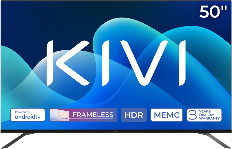 Телевізор Kivi 50" 4K UHD Smart TV (50U730QB) фото