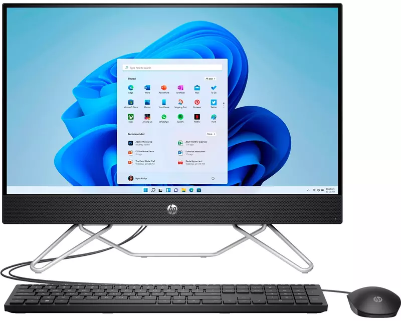 Моноблок HP All-in-One 24-cb0006ua Black (689Z7EA) - фото - №0
