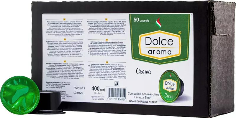 Капсула Dolce Aroma CREMA LB (50шт/пак) - фото - №1