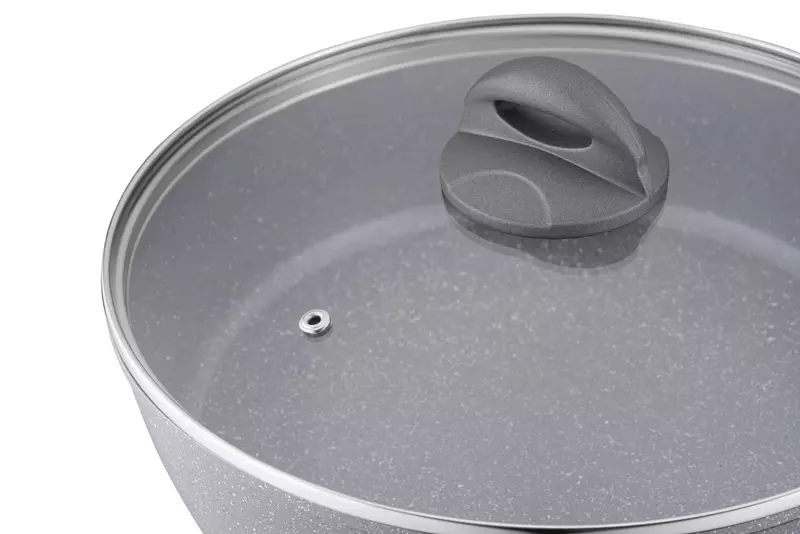 Сковорода глубокая Ardesto Gemini Gourmet Apulia с крышкой 28 см (AR2428GGL) - фото - №6