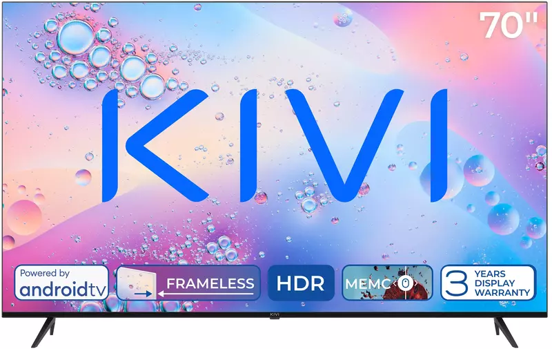 Телевізор Kivi 70" 4K UHD Smart TV (70U760QB) фото