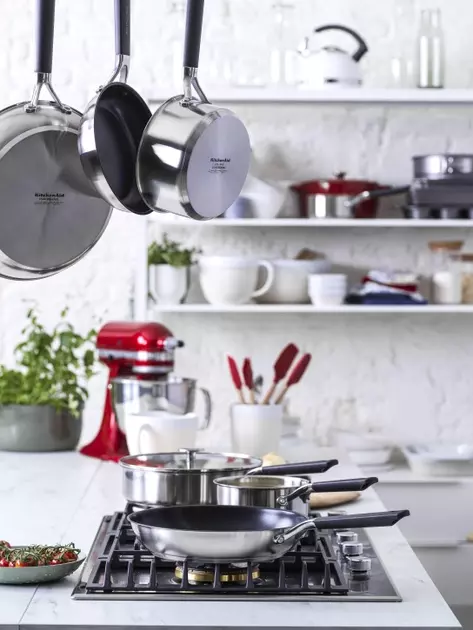 Сковорода KitchenAid CSS, 30 см з керамічним покриттям (CC005703-001) - фото - №5