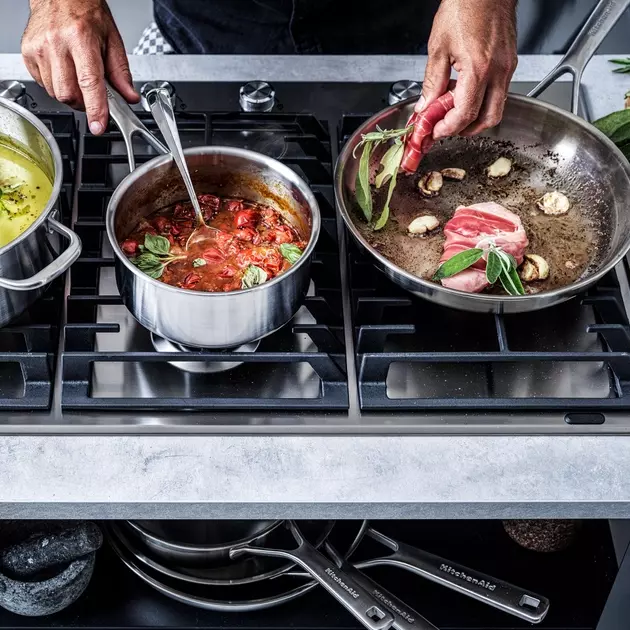 Сковорода KitchenAid MSS, 20 см (CC003243-001) - фото - №3