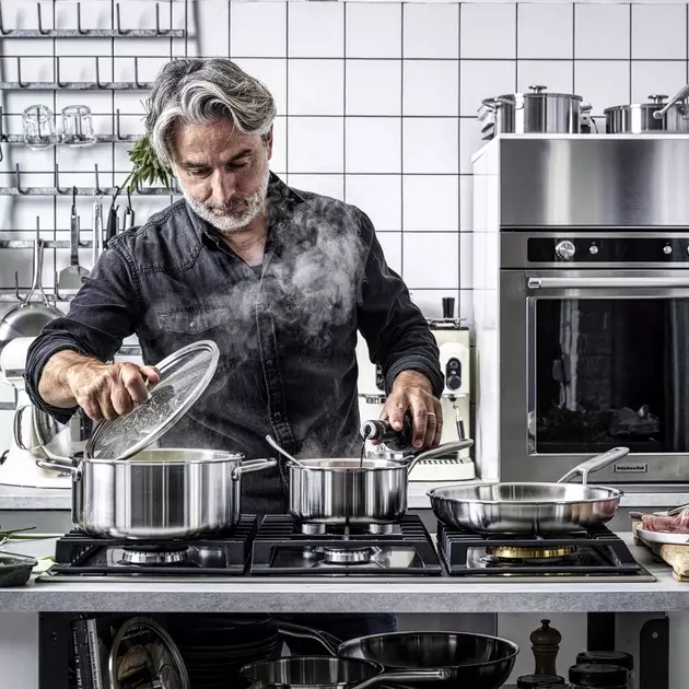 Сковорода KitchenAid MSS, 20 см (CC003243-001) - фото - №9