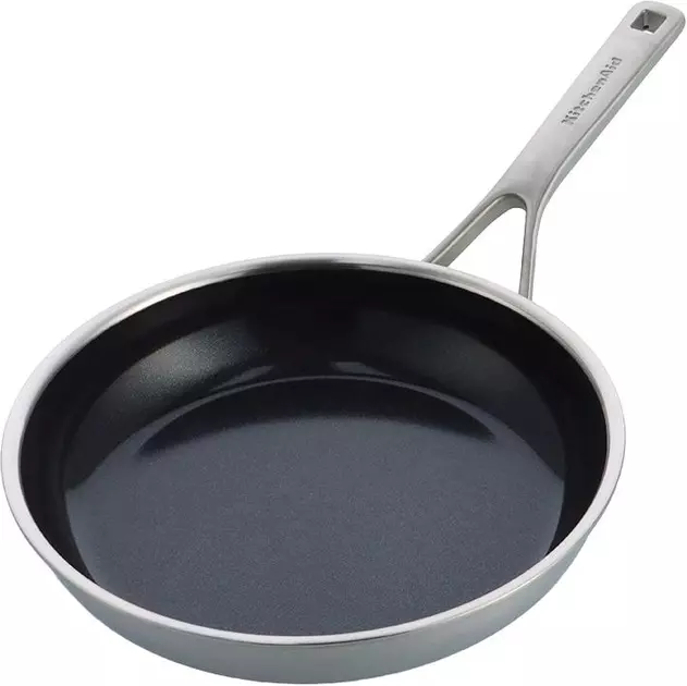 Сковорода KitchenAid MSS, 24 см з керамічним покриттям (CC004949-001) - фото - №0