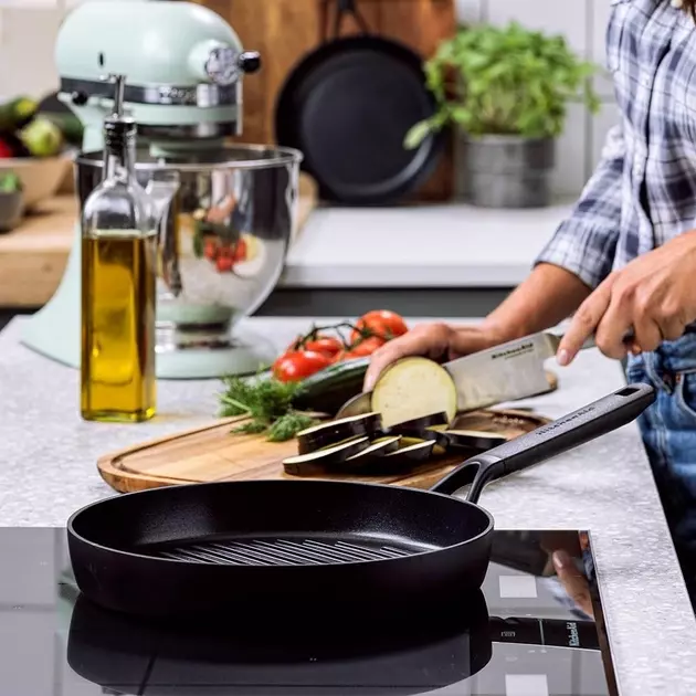 Сковорода-гриль KitchenAid CFA, 28 см з керамічним покриттям (CC005681-001) - фото - №7