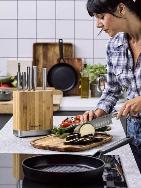 Сковорода-гриль KitchenAid CFA, 28 см з керамічним покриттям (CC005681-001) - фото - №8