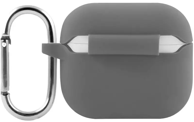 Чехол Silicone Case New for AirPods 3 (dark gray) фото