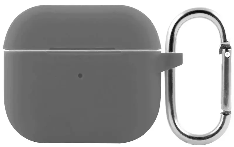 Чехол Silicone Case New for AirPods 3 (dark gray) фото