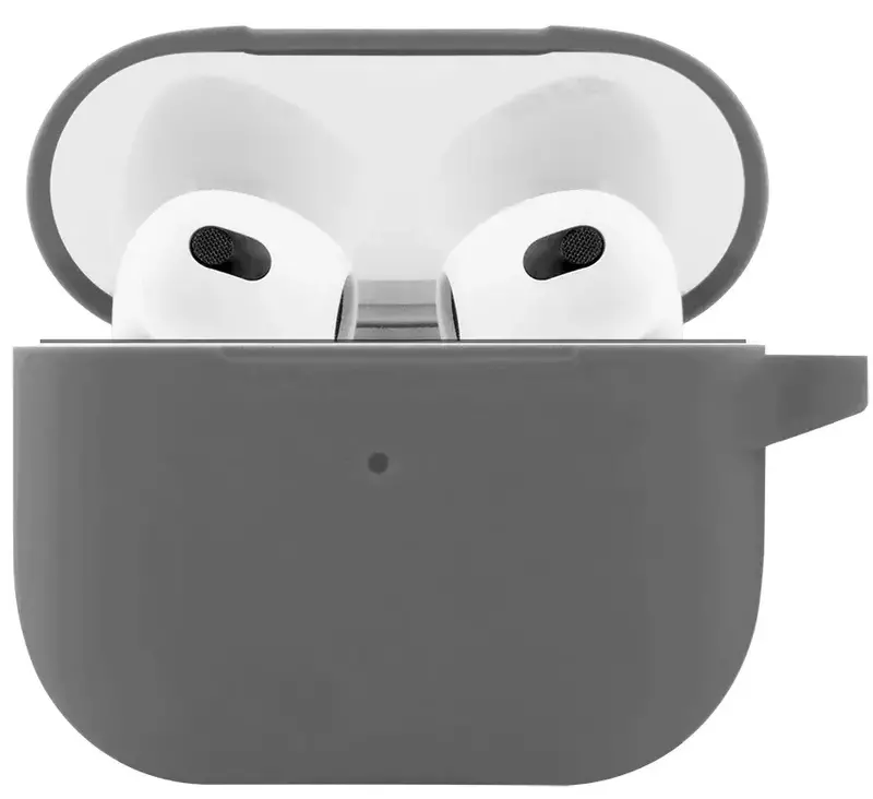 Чехол Silicone Case New for AirPods 3 (dark gray) фото
