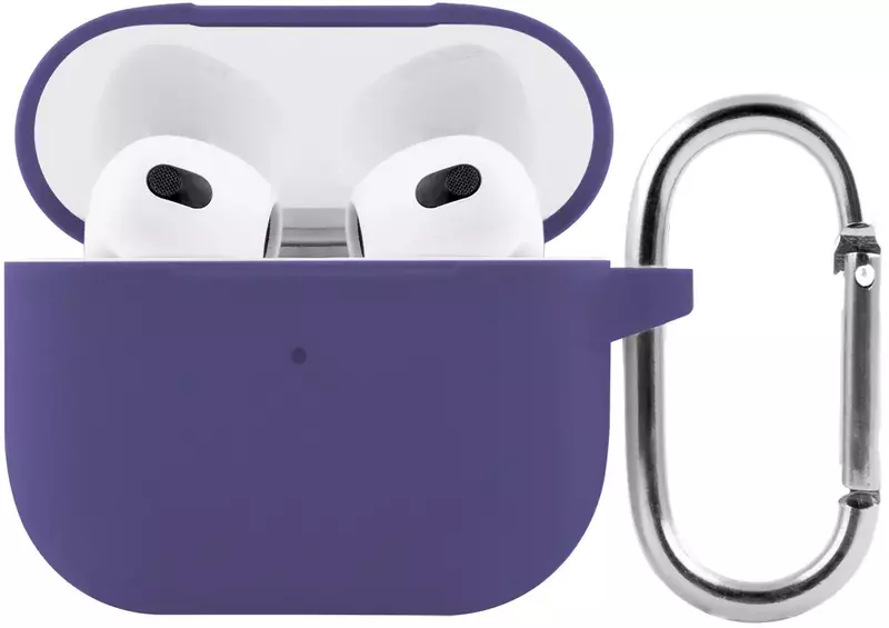 Чехол Silicone Case New for AirPods 3 (lavender gray) фото