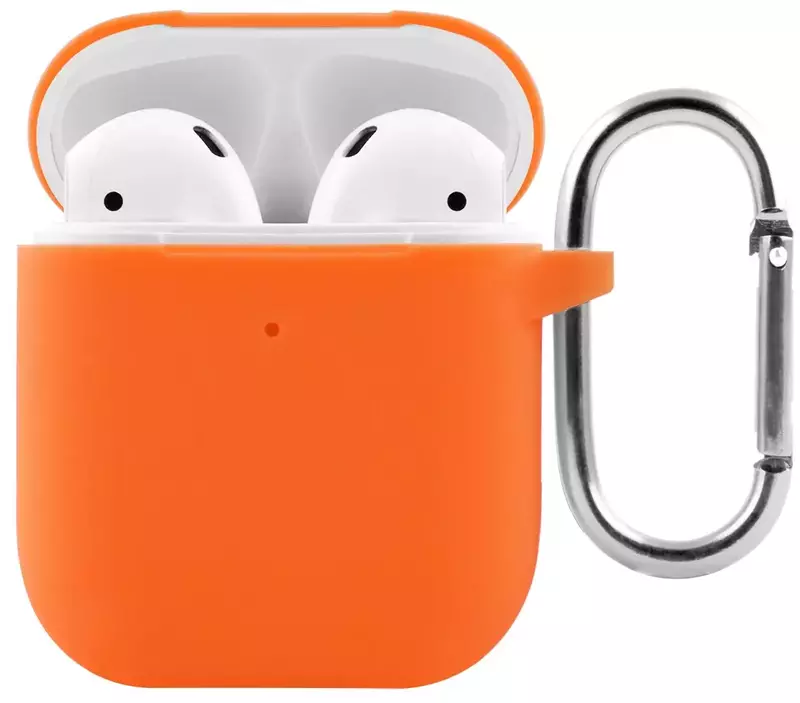 Чохол Silicone Case New for AirPods 1/2 (orange) фото