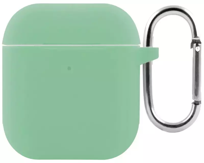Чехол Silicone Case New for AirPods 1/2 (turquoise) фото