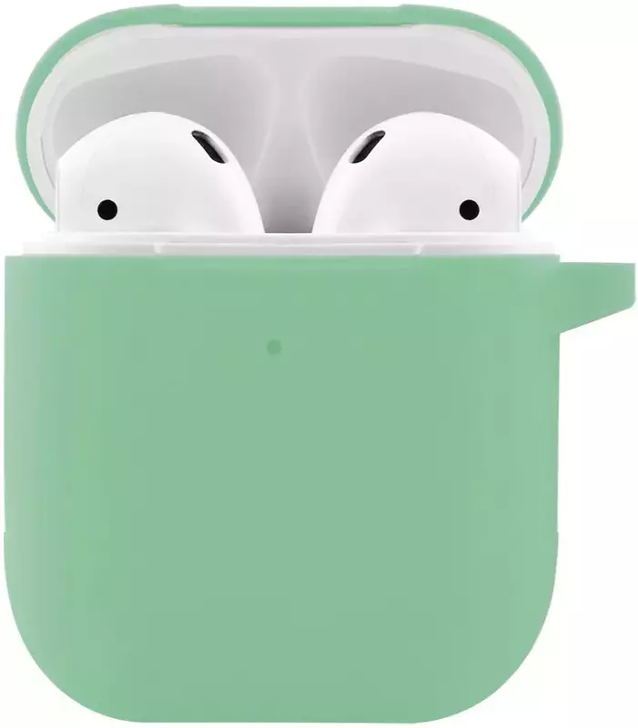 Чехол Silicone Case New for AirPods 1/2 (turquoise) фото