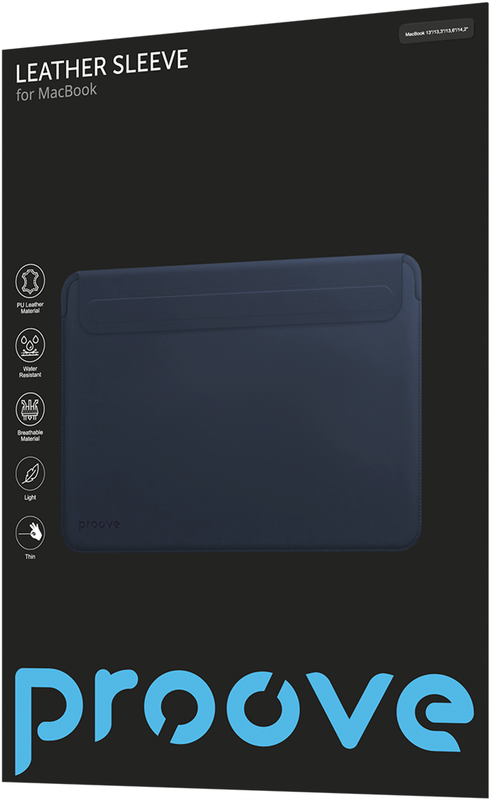 Чохол Proove Leather Sleeve для MacBook 13"/13,3"/13,6"/14,2" (blue) - фото - №5