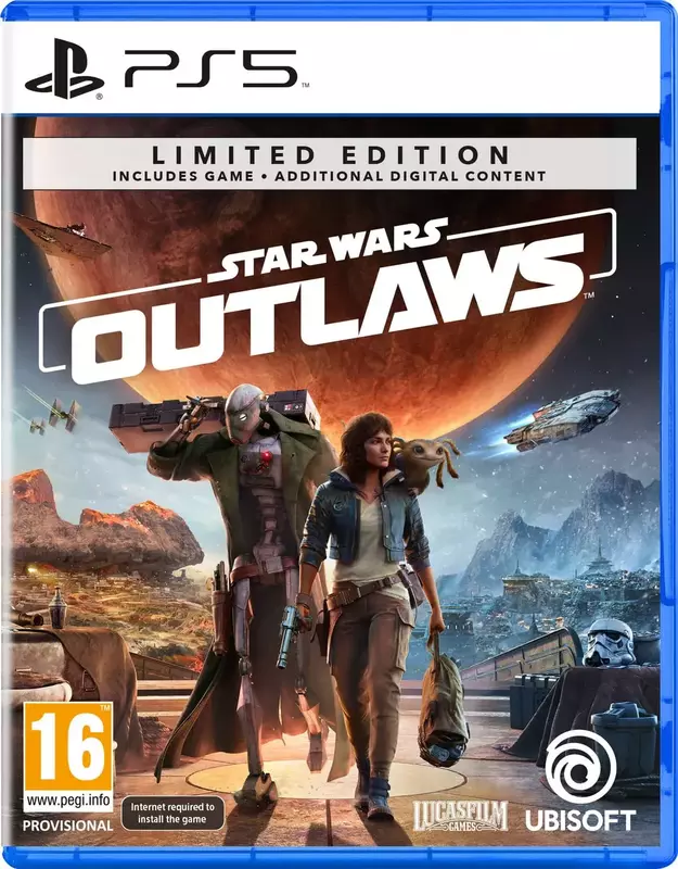 Диск Star Wars Outlaws (Blu-ray) для PS5 фото
