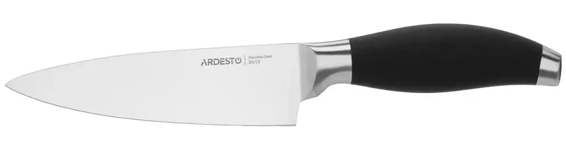 Кухонний ніж кухарський Ardesto Gemini 15,2 см, чорний, нерж.сталь, пластик (AR2133SP) фото