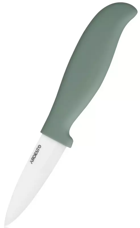 Нож керамический для овощей Ardesto Fresh 7.5 см, зеленый, керамика/пластик (AR2118CZ) фото