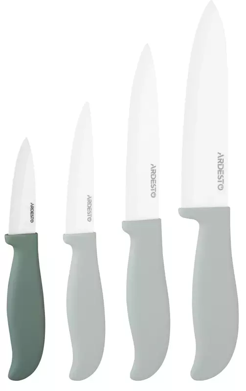 Нож керамический для овощей Ardesto Fresh 7.5 см, зеленый, керамика/пластик (AR2118CZ) фото