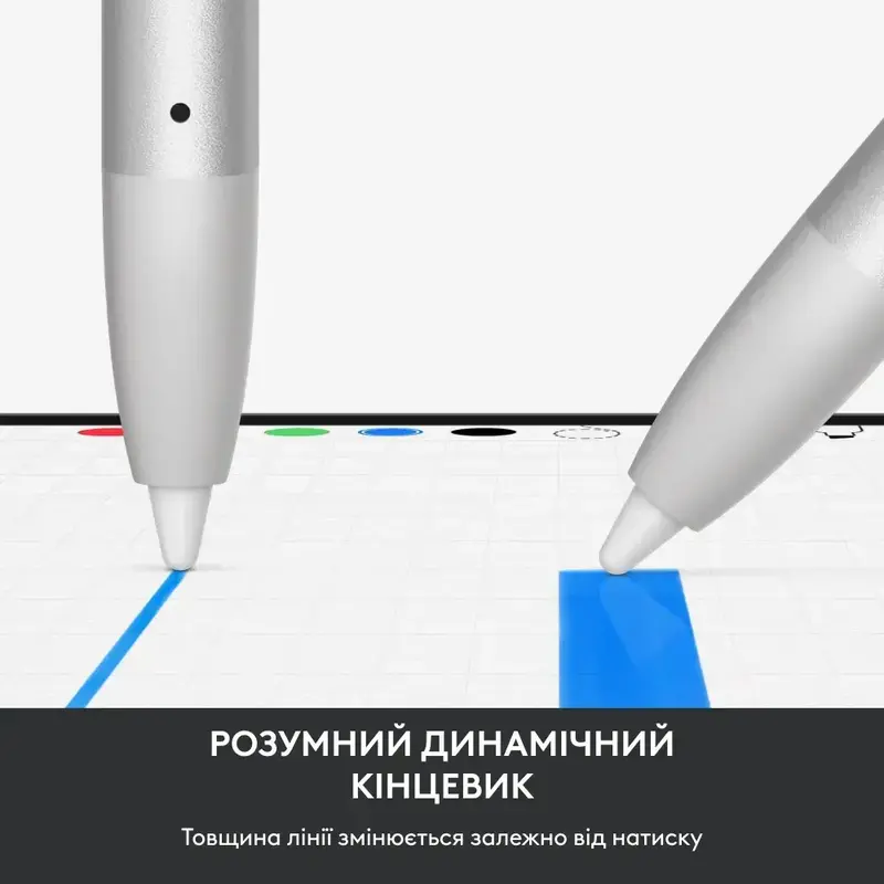 Стилус Logitech Crayon Digital Pen для Apple iPad USB-C (Silver) 914-000074 фото