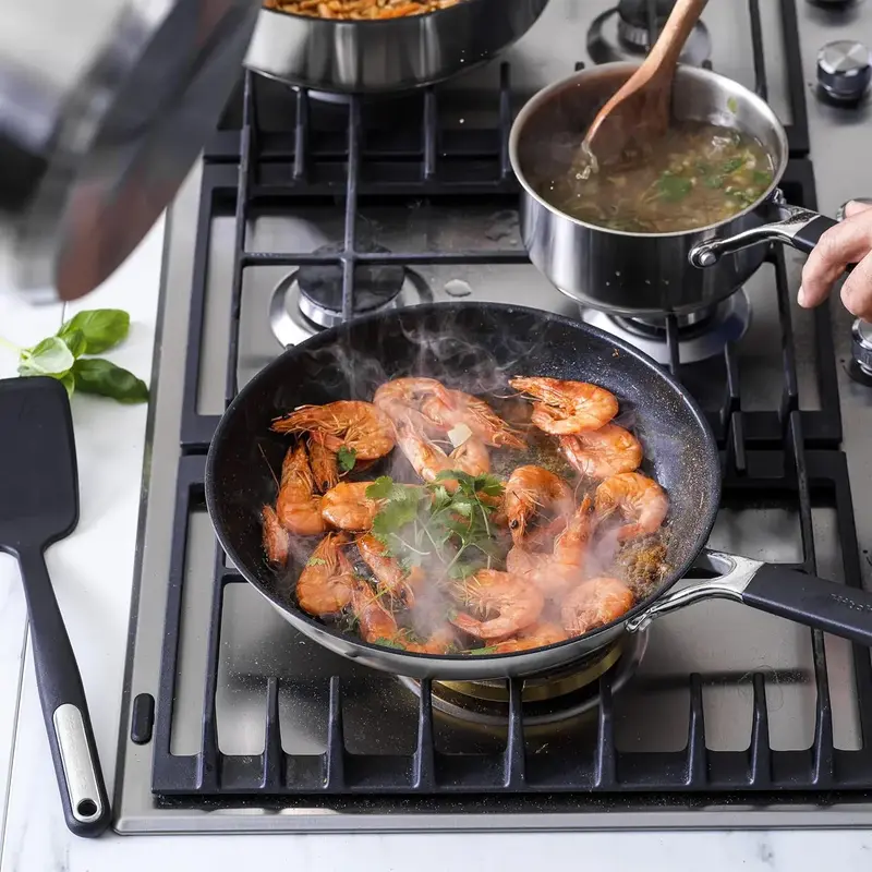 Набір сковорідок KitchenAid CSS, 20+24+28 см із керамічним покриттям (CC005708-001) - фото - №5