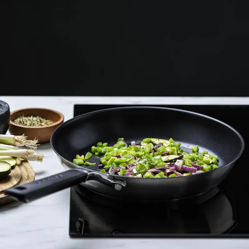 Набір сковорідок KitchenAid CSS, 20+24+28 см із керамічним покриттям (CC005708-001) - фото - №7