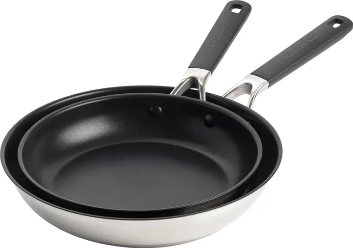 Набір сковорідок KitchenAid CSS, 24+28 см із керамічним покриттям (CC005707-001) - фото - №0