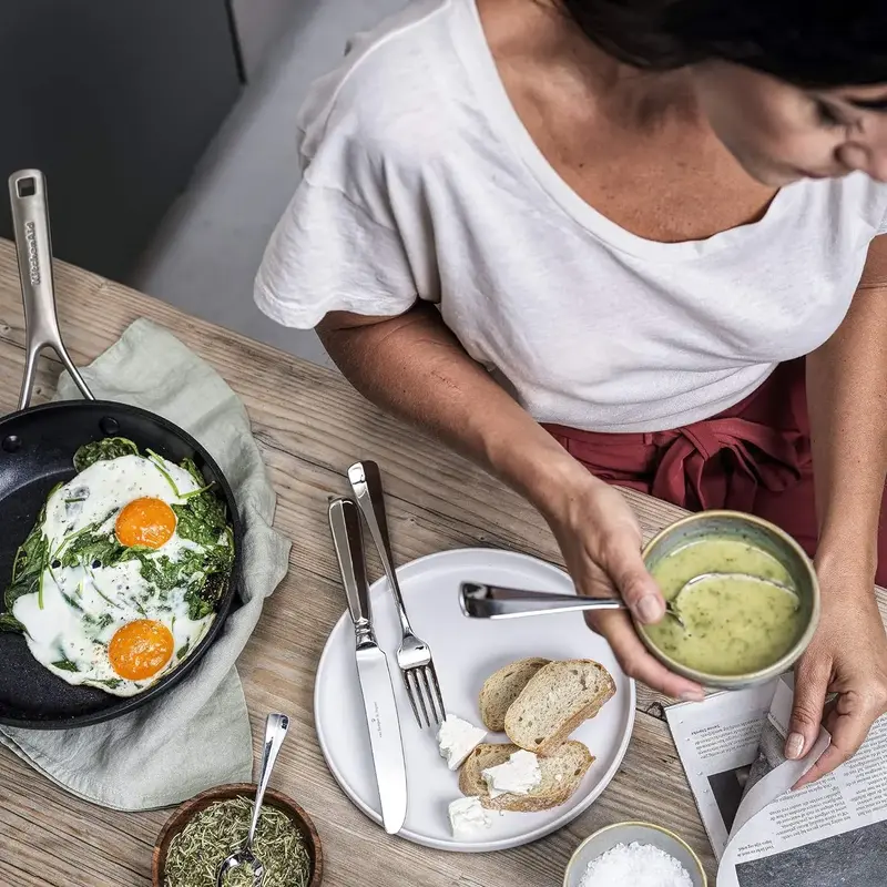 Набір сковорідок KitchenAid FHA, 20+24+28 см із керамічним покриттям (CC005699-001) - фото - №8