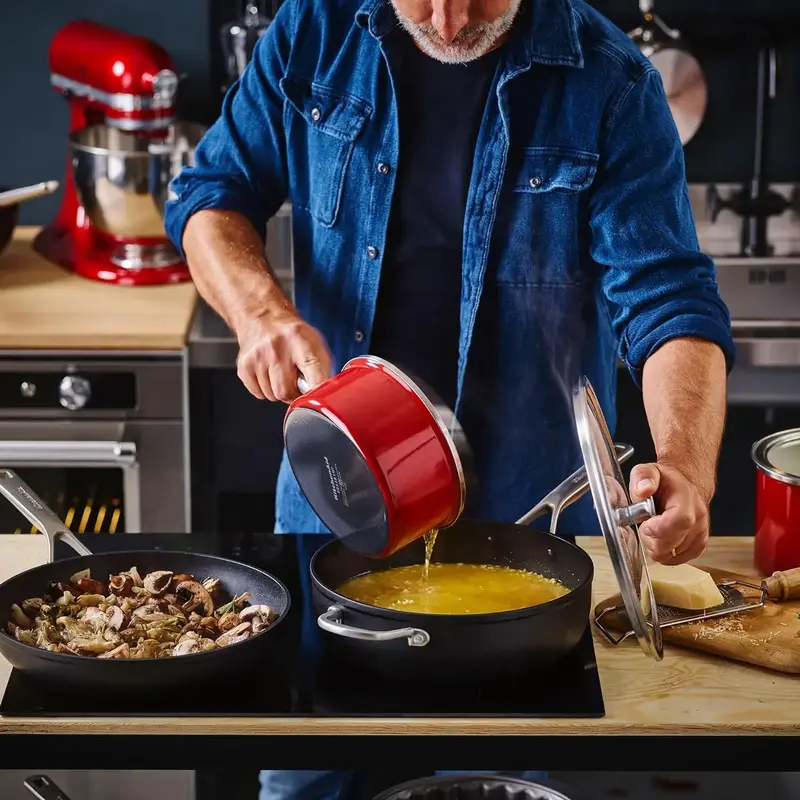 Набор сковородок KitchenAid FHA, 20+28 см с керамическим покрытием (CC005698-001) - фото - №6