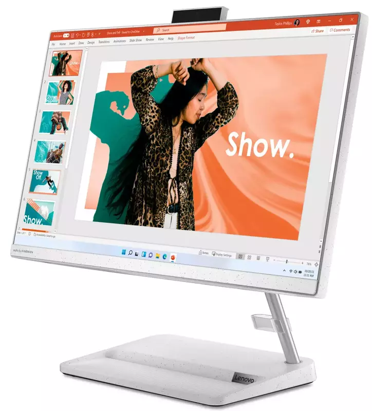 Моноблок Lenovo IdeaCentre AIO 3 22IAP7 White (F0GG006AUA) - фото - №2