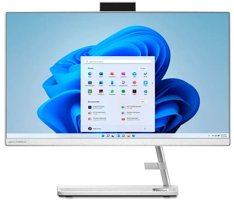 Моноблок Lenovo IdeaCentre AIO 3 22IAP7 White (F0GG006AUA) - фото - №0