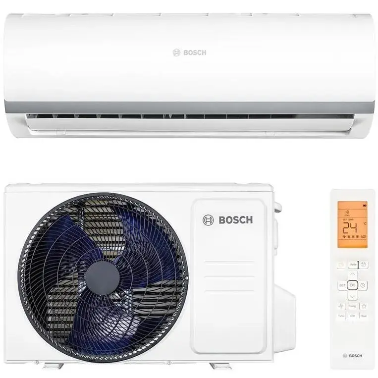 Кондиционер Bosch CL2000 RAC 2,6, 9000 BTU, инвентор, 25 м2, A++/A+, до -15С, R32, белый