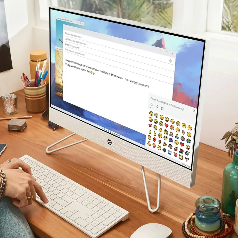 Моноблок HP All-in-One 24-cb1015ua White (7B7Z2EA) - фото - №6