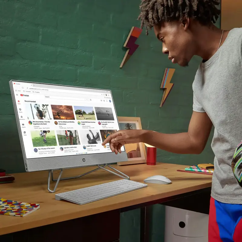 Моноблок HP All-in-One 24-cb1015ua White (7B7Z2EA) - фото - №8