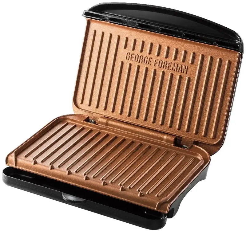 Гриль-барбекю электрический George Foreman 25811-56 Fit Grill Copper Medium фото