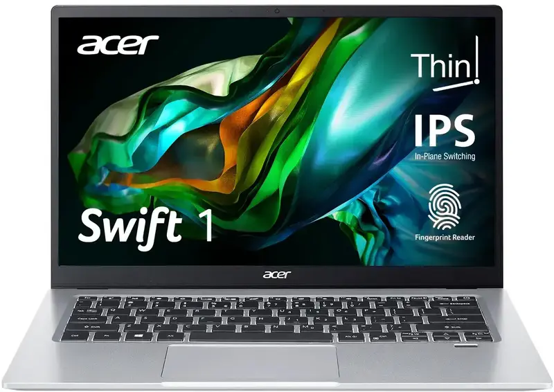 Ноутбук Acer Swift 1 SF114-34-P0D6 Silver (NX.A77EU.015) фото