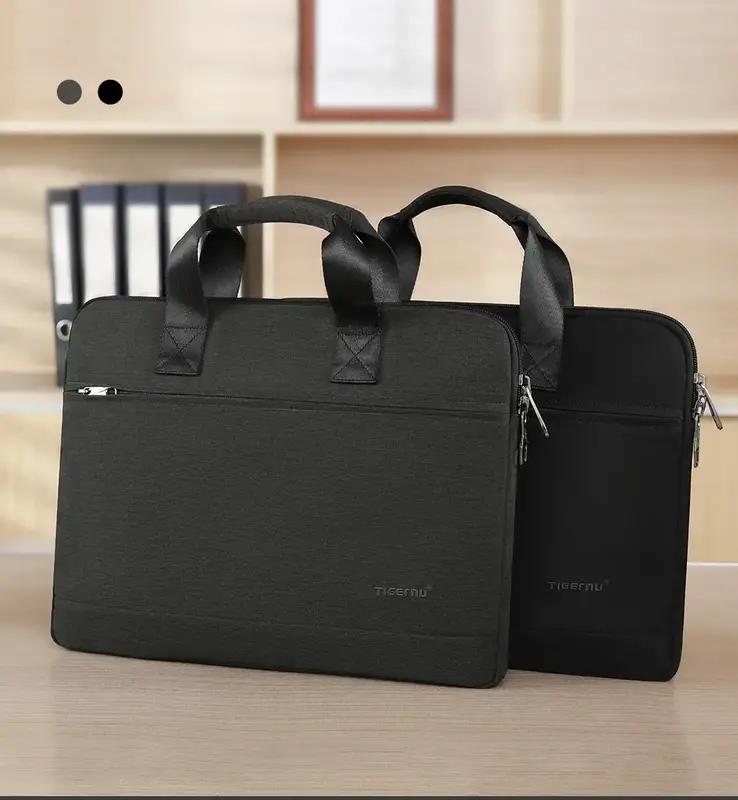 Сумка для ноутбука Tigernu T-L5239 (Black/Grey) - фото - №8