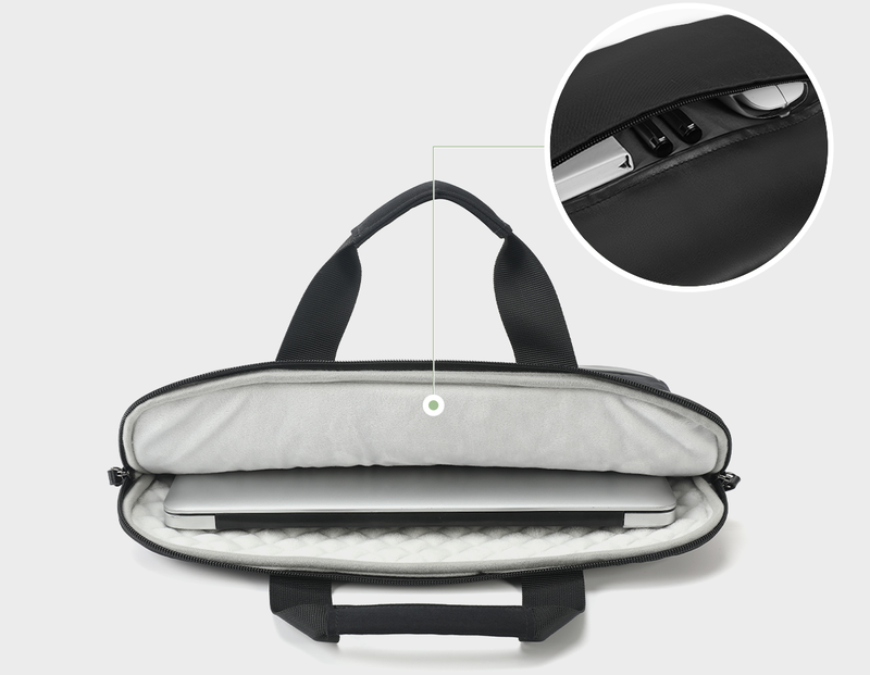Сумка для ноутбука Tigernu T-L5239B (Black) - фото - №7