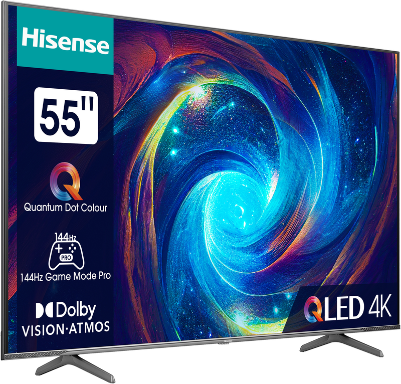 Телевізор Hisense 55" QLED 4K (55E7KQ PRO) - фото - №1