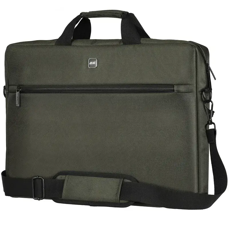 Сумка для ноутбука 2E, Beginner 17", темно-оливкова - фото - №0