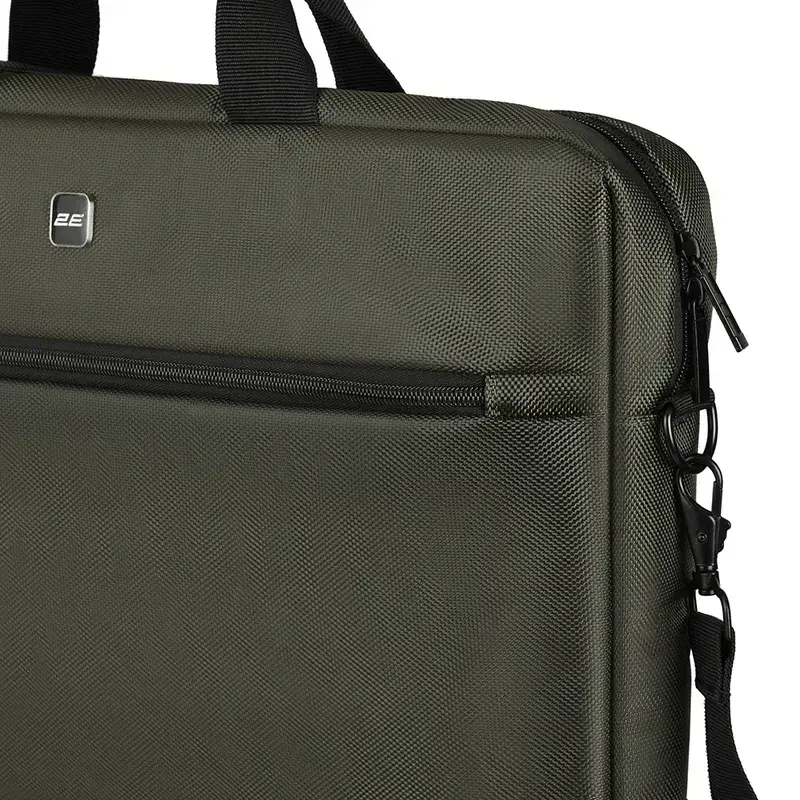 Сумка для ноутбука 2E, Beginner 17", темно-оливкова - фото - №2