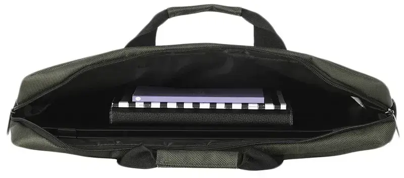 Сумка для ноутбука 2E, Beginner 17", темно-оливкова - фото - №7