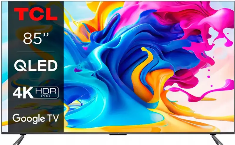 Телевізор TCL 85" QLED 4K UHD (85C645) фото