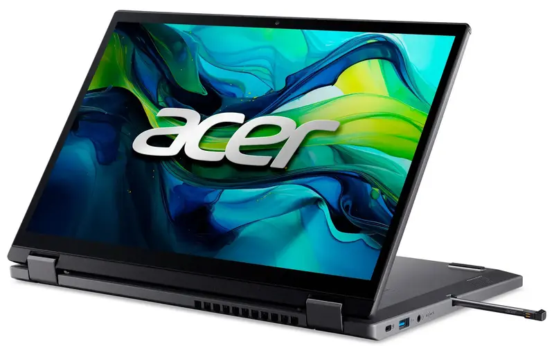 Ноутбук Acer Aspire Spin 14 ASP14-51MTN-52LX Steel Gray (NX.KRUEU.002) фото
